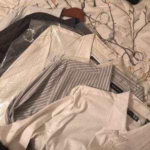 5 Men’s Button Up Dress Shirt Bundle